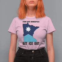 Stand With Minneapolis T Shirt For Women Social Justice Support