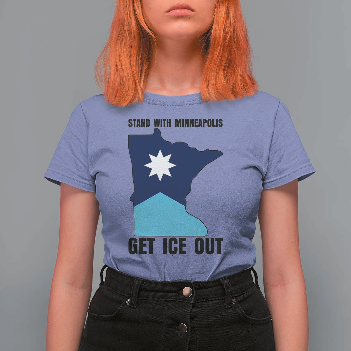 Stand With Minneapolis T Shirt For Women Social Justice Support