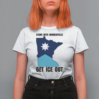 Stand With Minneapolis T Shirt For Women Social Justice Support