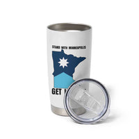 Stand With Minneapolis Tumbler Cup Social Justice Support