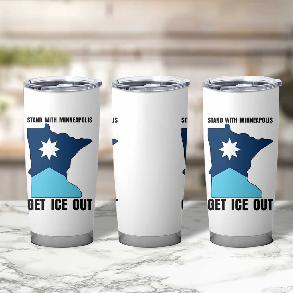 Stand With Minneapolis Tumbler Cup Social Justice Support