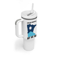 Stand With Minneapolis Tumbler With Handle Social Justice Support