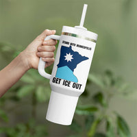 Stand With Minneapolis Tumbler With Handle Social Justice Support