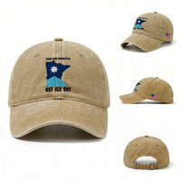 Stand With Minneapolis Washed Cotton Baseball Cap Social Justice Support