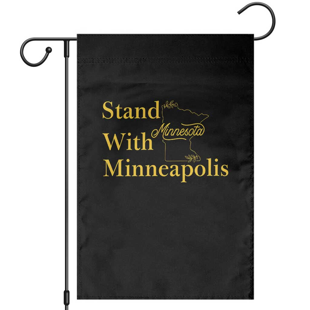 Stand With Minneapolis Garden Flag Community And Social Justice Gift