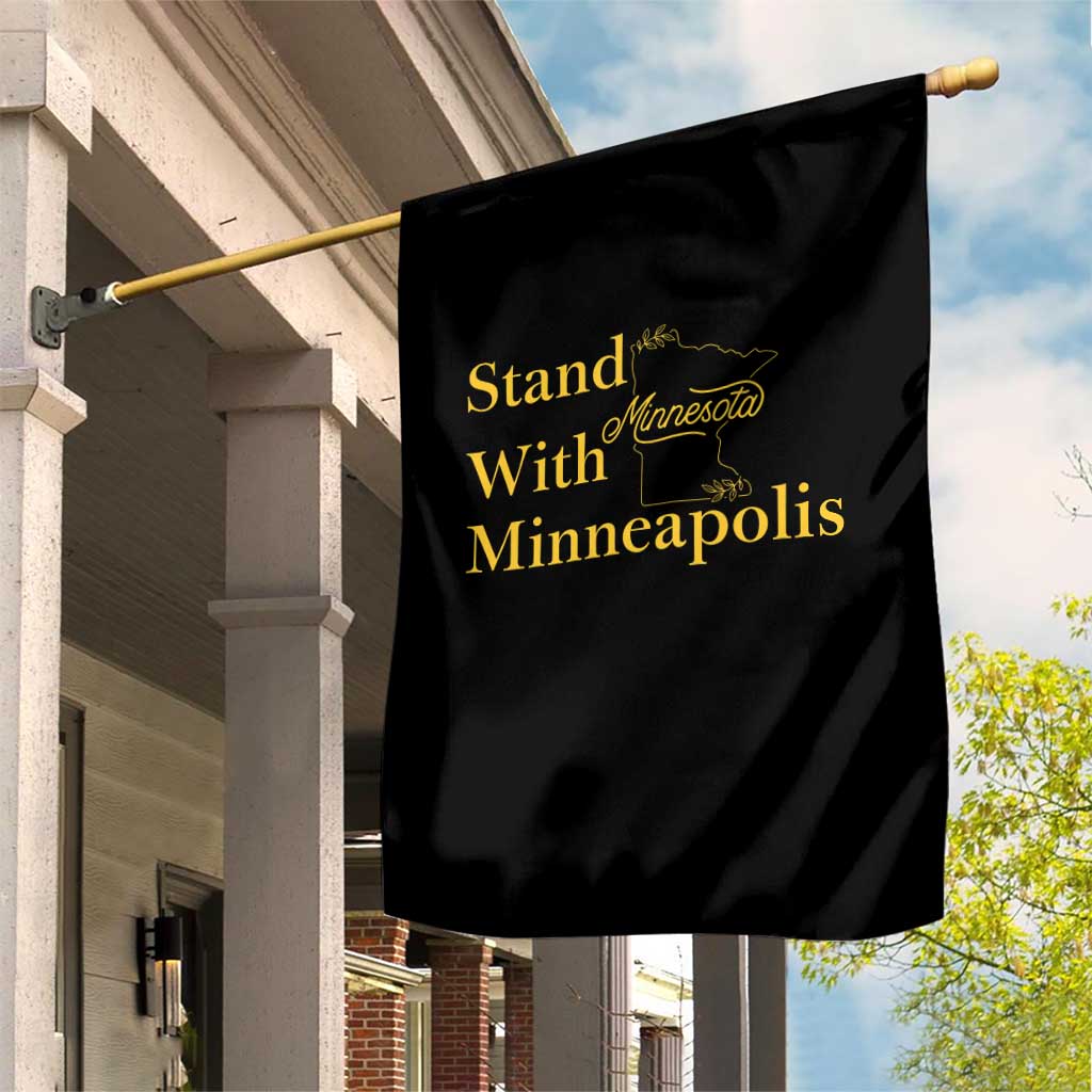 Stand With Minneapolis Garden Flag Community And Social Justice Gift