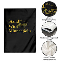 Stand With Minneapolis Garden Flag Community And Social Justice Gift