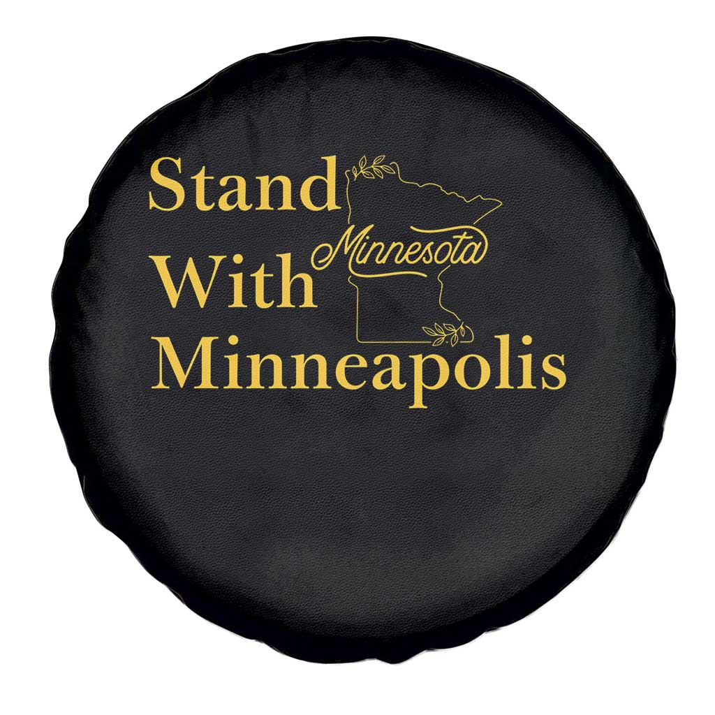 Stand With Minneapolis Spare Tire Cover Community And Social Justice Gift