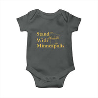 Stand With Minneapolis Baby Onesie Community And Social Justice Gift