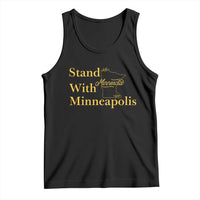 Stand With Minneapolis Tank Top Community And Social Justice Gift