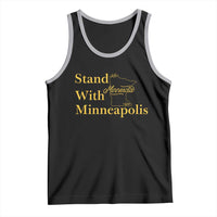 Stand With Minneapolis Tank Top Community And Social Justice Gift