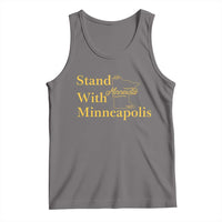 Stand With Minneapolis Tank Top Community And Social Justice Gift