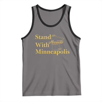 Stand With Minneapolis Tank Top Community And Social Justice Gift