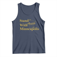 Stand With Minneapolis Tank Top Community And Social Justice Gift