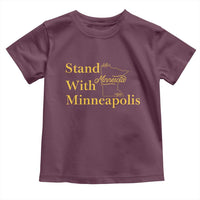 Stand With Minneapolis Toddler T Shirt Community And Social Justice Gift