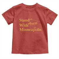 Stand With Minneapolis Toddler T Shirt Community And Social Justice Gift