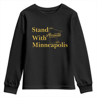 Stand With Minneapolis Youth Sweatshirt Community And Social Justice Gift