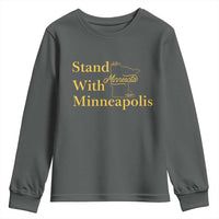 Stand With Minneapolis Youth Sweatshirt Community And Social Justice Gift
