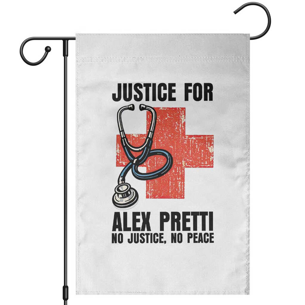 Justice For Alex Pretti Garden Flag Minneapolis Support Gift