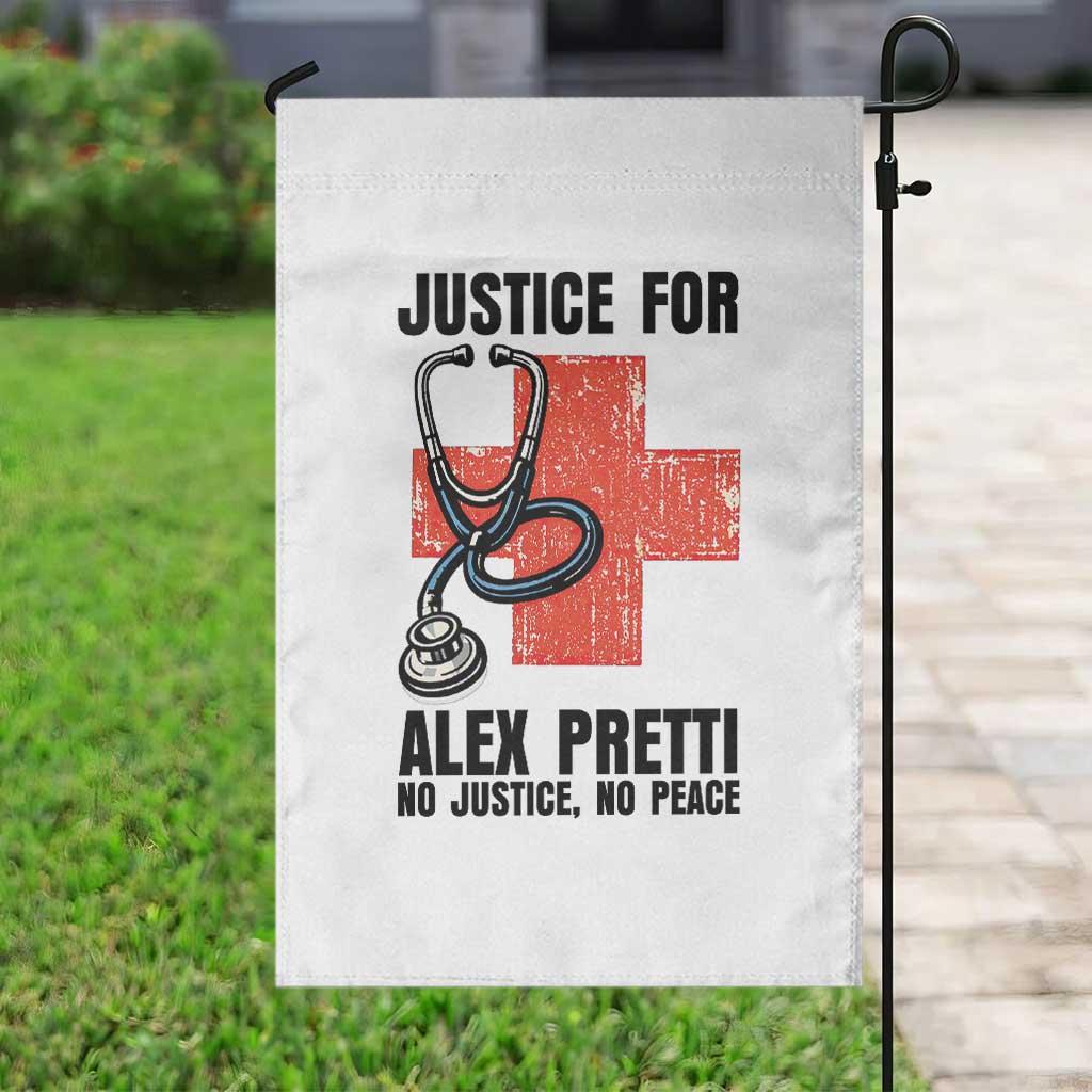 Justice For Alex Pretti Garden Flag Minneapolis Support Gift