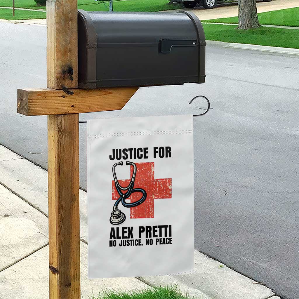 Justice For Alex Pretti Garden Flag Minneapolis Support Gift