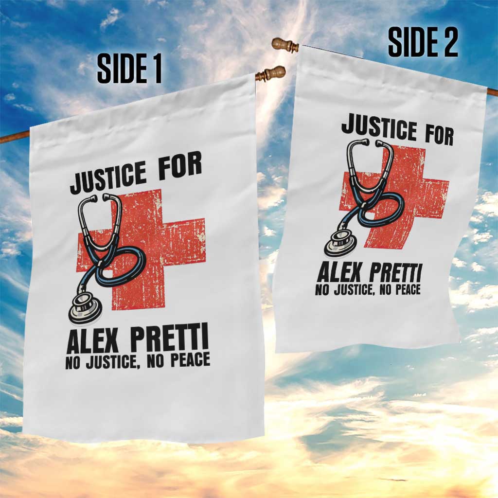 Justice For Alex Pretti Garden Flag Minneapolis Support Gift