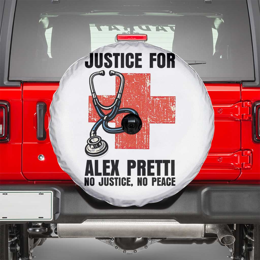 Justice For Alex Pretti Spare Tire Cover Minneapolis Support Gift