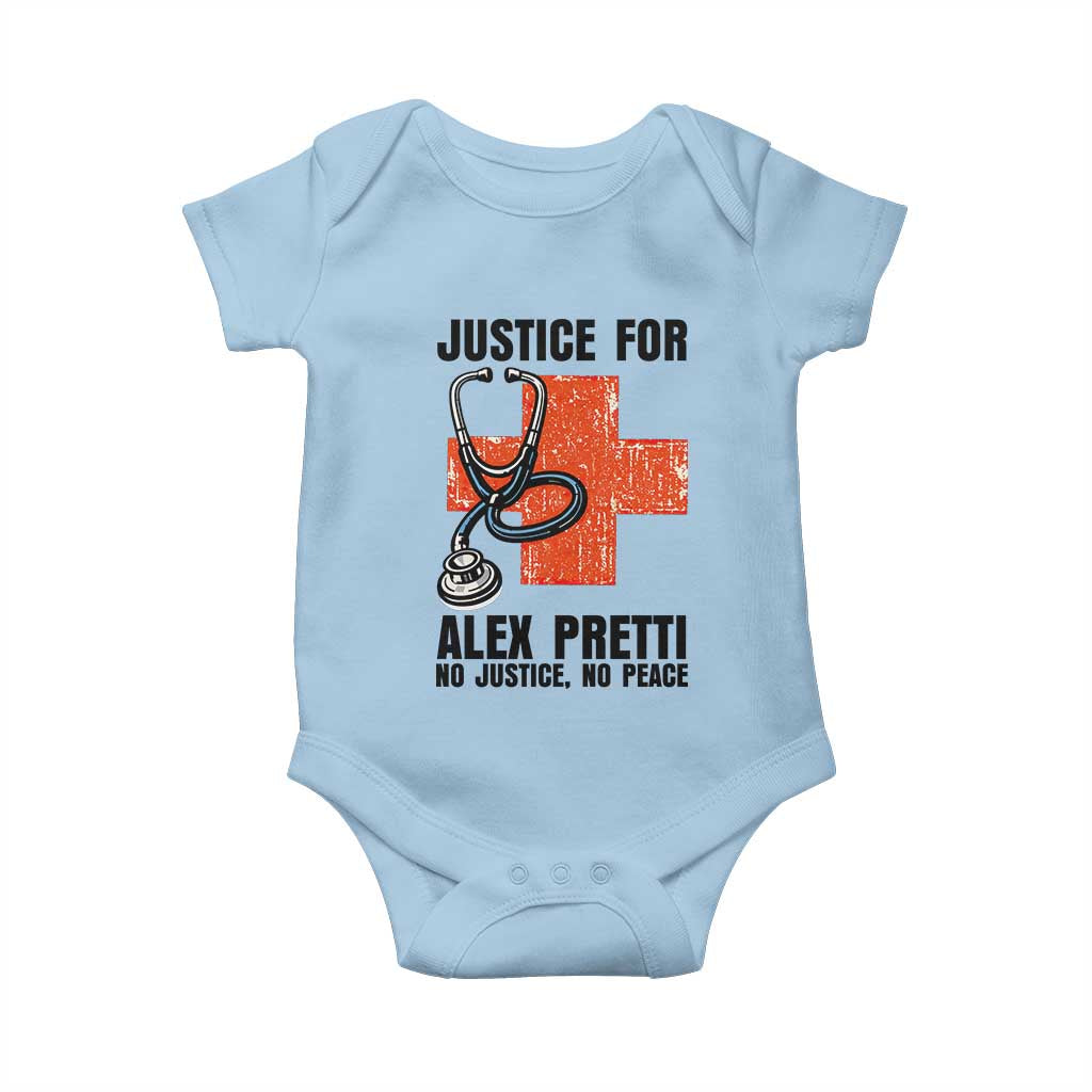 Justice For Alex Pretti Baby Onesie Minneapolis Support Gift