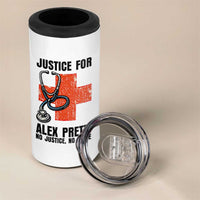 Justice For Alex Pretti 4 in 1 Can Cooler Tumbler Minneapolis Support Gift