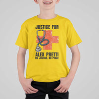 Justice For Alex Pretti T Shirt For Kid Minneapolis Support Gift