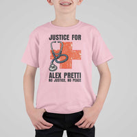 Justice For Alex Pretti T Shirt For Kid Minneapolis Support Gift
