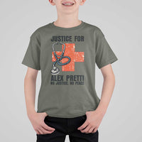 Justice For Alex Pretti T Shirt For Kid Minneapolis Support Gift