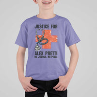 Justice For Alex Pretti T Shirt For Kid Minneapolis Support Gift