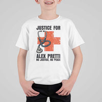 Justice For Alex Pretti T Shirt For Kid Minneapolis Support Gift
