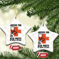 Justice For Alex Pretti Ceramic Ornament Minneapolis Support Gift