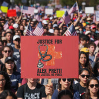 Justice For Alex Pretti Protest Sign Minneapolis Support Gift