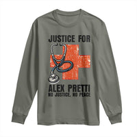 Justice For Alex Pretti Long Sleeve Shirt Minneapolis Support Gift