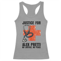Justice For Alex Pretti Racerback Tank Top Minneapolis Support Gift