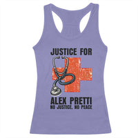 Justice For Alex Pretti Racerback Tank Top Minneapolis Support Gift