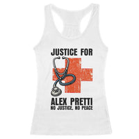 Justice For Alex Pretti Racerback Tank Top Minneapolis Support Gift