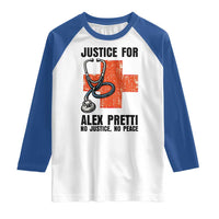 Justice For Alex Pretti Raglan Shirt Minneapolis Support Gift