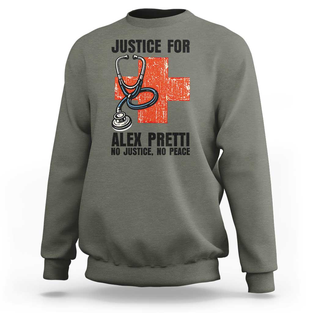 Justice For Alex Pretti Sweatshirt Minneapolis Support Gift