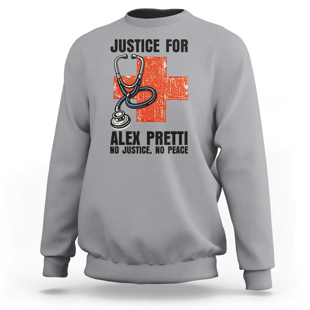 Justice For Alex Pretti Sweatshirt Minneapolis Support Gift