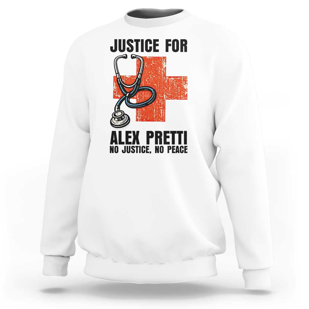Justice For Alex Pretti Sweatshirt Minneapolis Support Gift