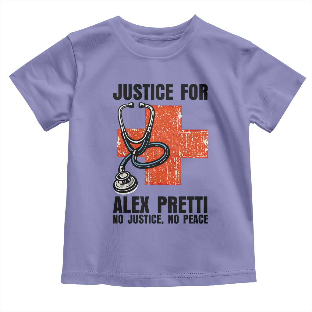 Justice For Alex Pretti Toddler T Shirt Minneapolis Support Gift