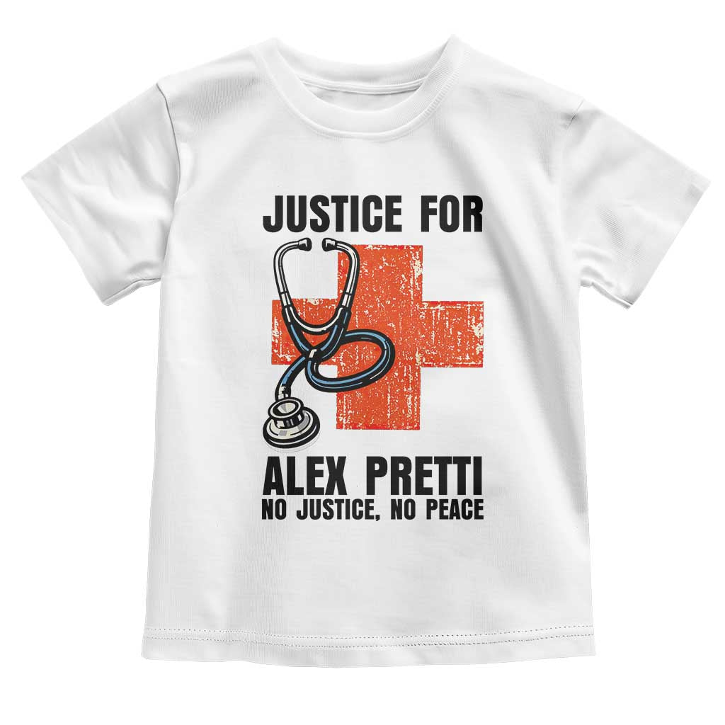 Justice For Alex Pretti Toddler T Shirt Minneapolis Support Gift