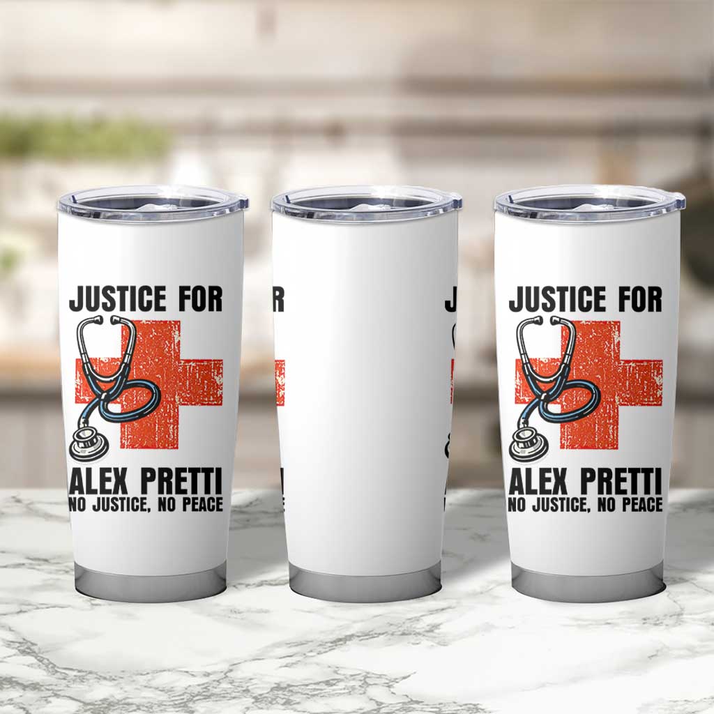 Justice For Alex Pretti Tumbler Cup Minneapolis Support Gift