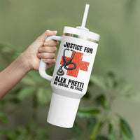 Justice For Alex Pretti Tumbler With Handle Minneapolis Support Gift