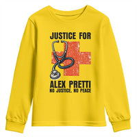 Justice For Alex Pretti Youth Sweatshirt Minneapolis Support Gift