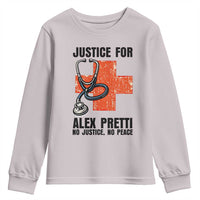 Justice For Alex Pretti Youth Sweatshirt Minneapolis Support Gift